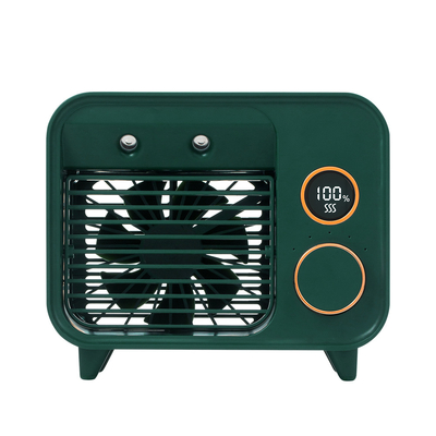 DC5V 2000mAh Mini Usb Air Cooling Fan ABS เครื่องปรับอากาศพกพาขนาดเล็ก