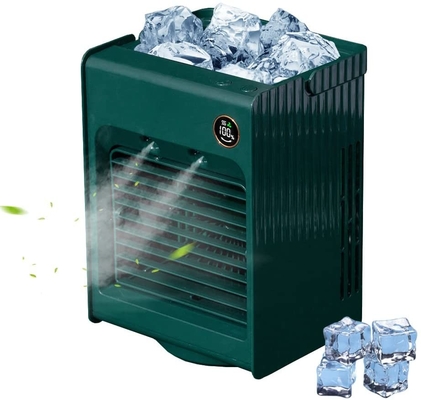 PCB Air Cool Water Spray Fan 300ml Tank เครื่องปรับอากาศแบบพกพาแบบชาร์จไฟได้