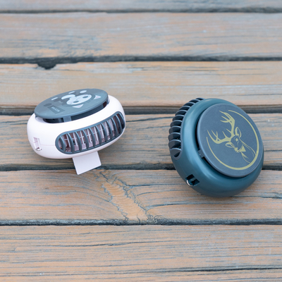 1200mA แบบพกพา USB พัดลมคอ Leafless เข็มขัดแขวนเชือกมินิแบบพกพาพัดลมไฟฟ้า