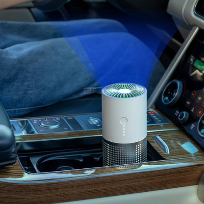 HEPA เครื่องฟอกอากาศแบบพกพาขนาดเล็กขนาดเล็ก H13 H12 ตัวกรอง USB Auto รถ Home