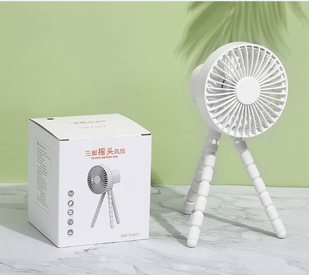 พัดลมตั้งโต๊ะแบบชาร์จ USB แบตเตอรี่ 2500mAh แบบพกพาเด็กมินิมือถือรถเข็นเด็ก Fan