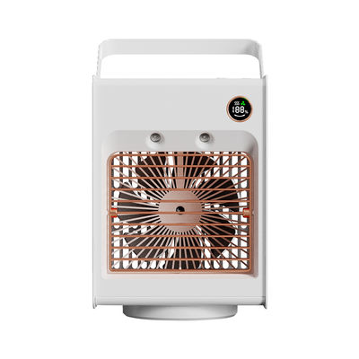 คุณภาพ  Rechargeable USB Air Cooler Fan 4000mAh Battery Nano Ice Mist Fan โรงงาน