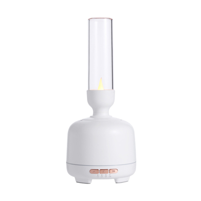 สองพอร์ตสเปรย์ Essential Oil Diffuser ไฟ LED แบบเปลี่ยนได้ Aromatherapy Scent Diffuser Machine Candle Mini Humidifier