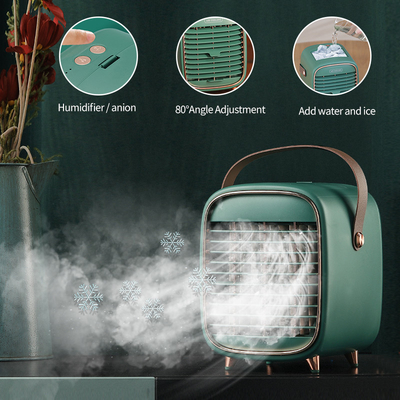 2000mAh Air Cooler Fan 3 Speeds Portable Evaporative Air Conditioner Fan