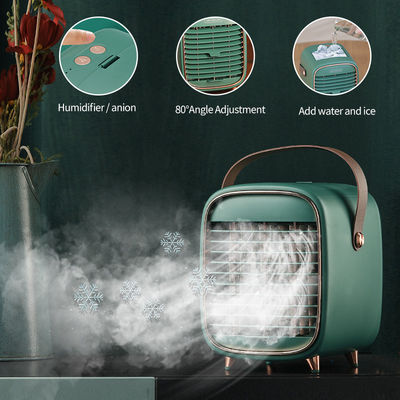 เครื่องล้างอากาศแบบพกพา เครื่องล้างอากาศ 3 ความเร็ว เครื่องปรับอากาศระเหย เครื่องล้างอากาศบนโต๊ะ