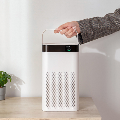 เครื่องฟอกอากาศในห้อง UV HEPA แบบพกพา H12 Filter 10000mAH Smart Air Cleaner