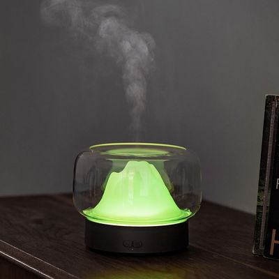 หน้าแรก Ultrasonic 400ML LED Colorful Cool Mist Scented Essential Oil Transparent Aroma Diffuser