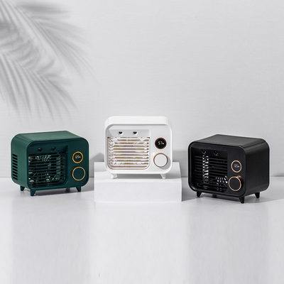 DC5V 2000mAh Mini Usb Air Cooling Fan ABS เครื่องปรับอากาศพกพาขนาดเล็ก