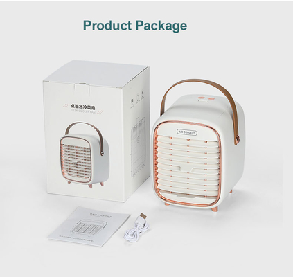 พัดลมแอร์ขนาดเล็กแบบชาร์จไฟได้ 5V 1A PCB พัดลมตั้งโต๊ะขนาดเล็กแบบ USB