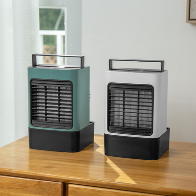 AC DC เครื่องทำน้ำเย็นพลังงานแสงอาทิตย์แบบชาร์จไฟได้ 18650 แบตเตอรี่ Water Cooling Mist Fan