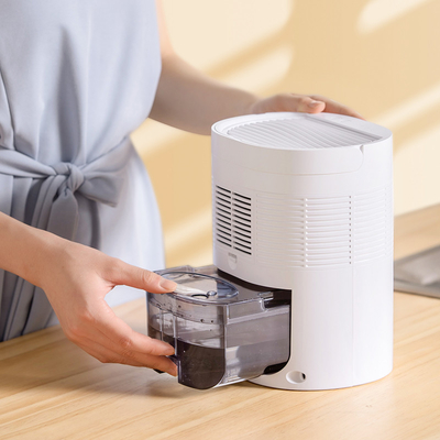 หน้าหลัก 36oz 1000ml Mini Bathroom Dehumidifier 2000 Cubic Feet Portable