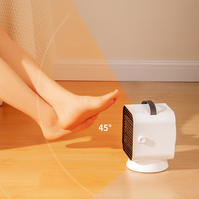 1000W AC220V เครื่องทำความร้อนไฟฟ้าขนาดเล็ก Thermostat Ceramic Oscillating Fan