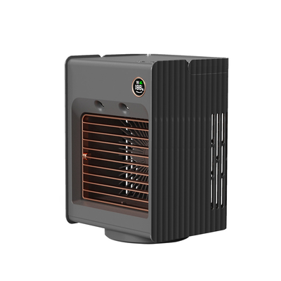 ABS PCB Personal Air Cooler 4000mAh แบตเตอรี่ 3 ความเร็ว LED Light Spray