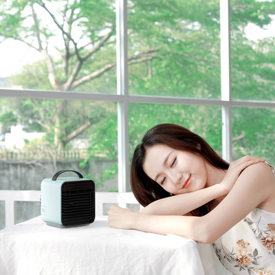 Micro Port Air Cooler Fan แบบพกพา Mini USB Desktop Water Cooling Fan