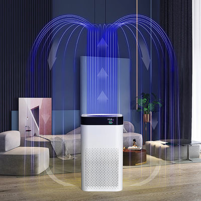 ละอองเกสรควันแบบพกพา Hepa Air Filter H12 H13 10000mAH แบตเตอรี่ Uv Light