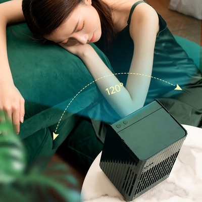 PCB Air Cool Water Spray Fan 300ml Tank เครื่องปรับอากาศแบบพกพาแบบชาร์จไฟได้