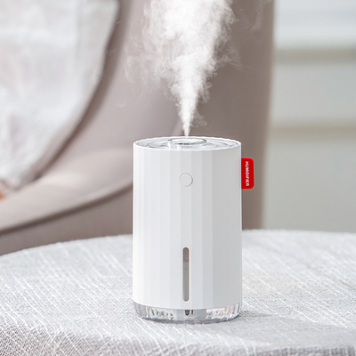 เครื่องเพิ่มความชื้นในครัวเรือนแบบพกพาขนาดเล็ก 280ml Ultrasonic Desktop Car