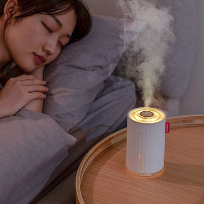 เครื่องเพิ่มความชื้นในครัวเรือนแบบพกพาขนาดเล็ก 280ml Ultrasonic Desktop Car