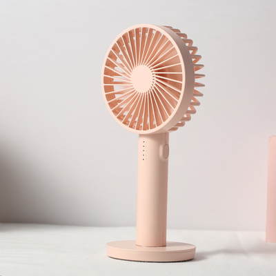 5 ความเร็วมินิแบบพกพามือถือพัดลมแบตเตอรี่ 2000mah ตารางท่องเที่ยวกระจกแต่งหน้า Fan