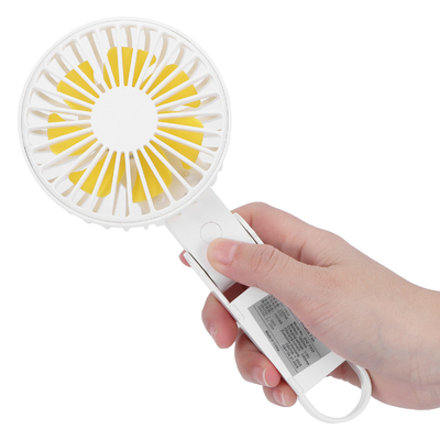 5 Vane Air Cooler พัดลมมือถือ USB 2000mAh 2A Type-C พัดลมตั้งโต๊ะขนาดเล็กที่เงียบสงบ