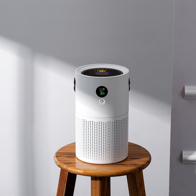 แบตเตอรี่ 10000mAH แบบพกพามินิเครื่องฟอกอากาศ Hepa H13 กรอง Uv Light Cleaner