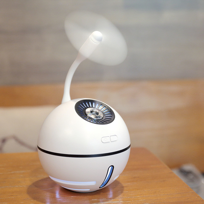 3 In 1 Usb Ultrasonic Humidifier 300ml มินิ 2000mah เปลี่ยนสีแสง Diffuser
