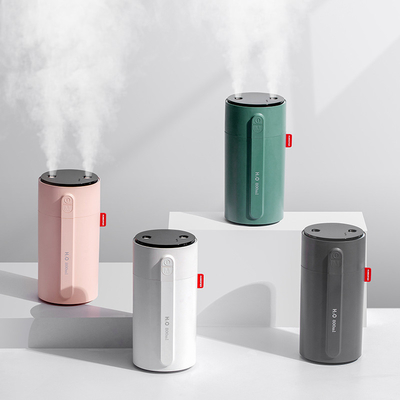 2000mah 800ml เครื่องทำความชื้นแบบชาร์จไฟแบบพกพา LED Light Sensing Mini Usb