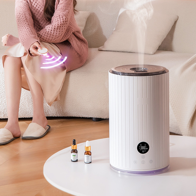 UV Sterilization Rotating Ultrasonic Air Humidifier 5L ความจุขนาดใหญ่ Warm Mist