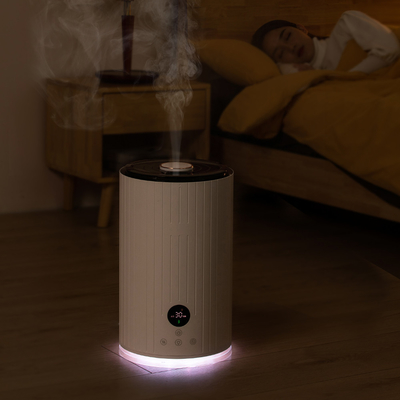 UV Sterilization Rotating Ultrasonic Air Humidifier 5L ความจุขนาดใหญ่ Warm Mist