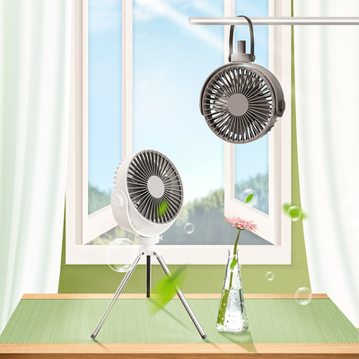 เดสก์ท็อป 2000mAh ทรงพลัง Air Cooler Usb พลาสติกตั้งแคมป์แบบพกพา Stand