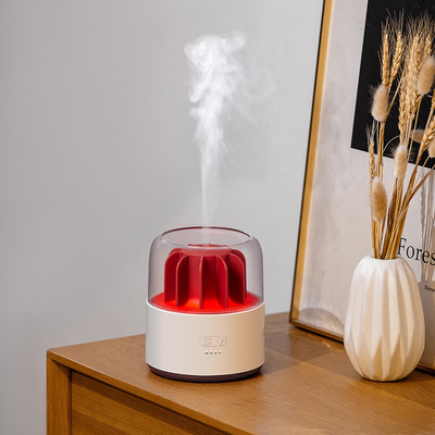 สเปรย์ 200ml Cool Mist Humidifier และ Diffuser Aroma LED Night Light Essential Oil