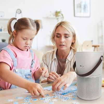 เครื่องฟอกอากาศแบบพกพาแบบตั้งโต๊ะพร้อมตัวกรอง H13 Hepa Mini Small AP01 Home
