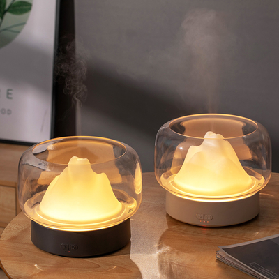 Mist Aroma Oil Diffuser Mountain 400ml ไฟ LED น้ำมันหอมระเหยอโรมาเธอราพี