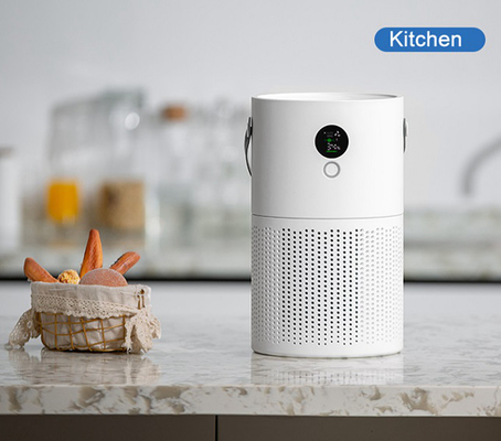 Mini 10000mAH เครื่องฟอกอากาศในครัวเรือนขนาดเล็ก AP01 HEPA H13 โต๊ะ White