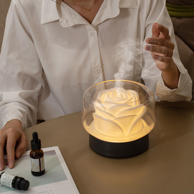 อัลตราโซนิก 400ml Aroma Oil Diffuser ไฟกลางคืน LED ที่มีสีสันหมอกเย็น