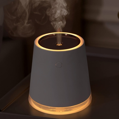USB LED Mini Cool Mist Humidifier 500ml 2000mah ชาร์จใหม่ได้ 2 In 1 Humidifier