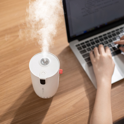 Ultrasonic Mini Portable USB Air Humidifier 2000mAh ชาร์จใหม่ได้ 500Ml
