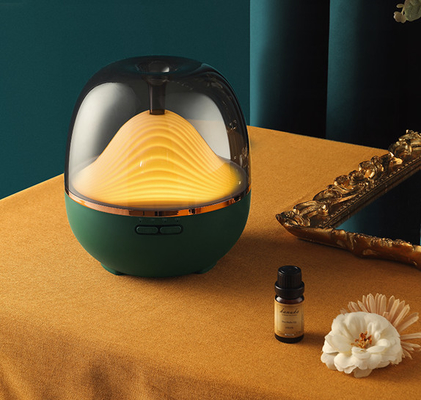 รีโมทคอนโทรลสีขาว Aroma Oil Diffuser 600ml ห้องปิดเสียงสองโหมดหมอก
