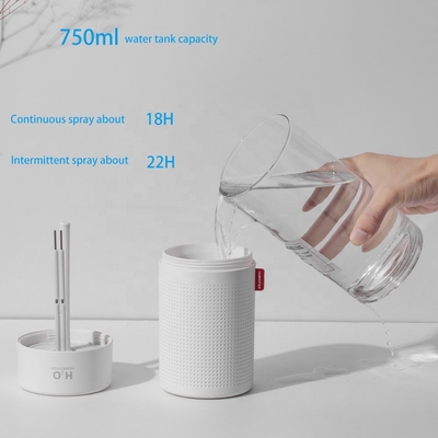 750ml Home Ultrasonic Air Humidifier Nano Atomization 2000mAh Home