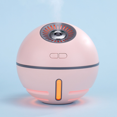 เครื่องทำความชื้นแบบชาร์จได้แบบพกพา 2000 Mah 300ml สีขาวขนาดเล็ก USB Mini Ultrasonic