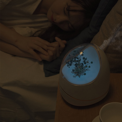 ดอกไม้รีโมทคอนโทรล Essential Oil Diffuser 400ml Aromatherapy Air Humidifier