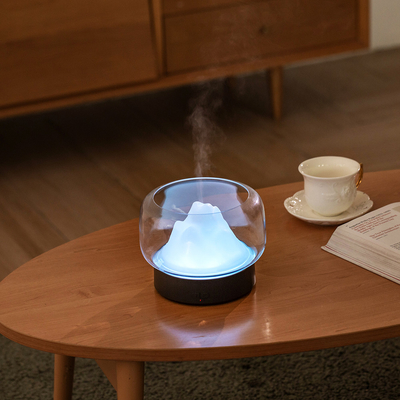 Atomization Aroma Oil Diffuser 30mL / H 400ml ไฟ LED กลางคืนที่มีสีสัน Ultrasonic