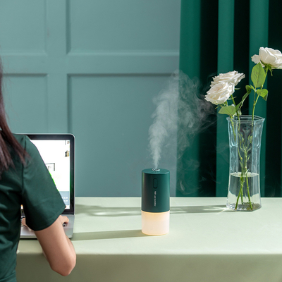 เครื่องกระจายอากาศแบบชาร์จไฟขนาด 300 มล. USB 2000 Mah Mini Ultrasonic Diffuser
