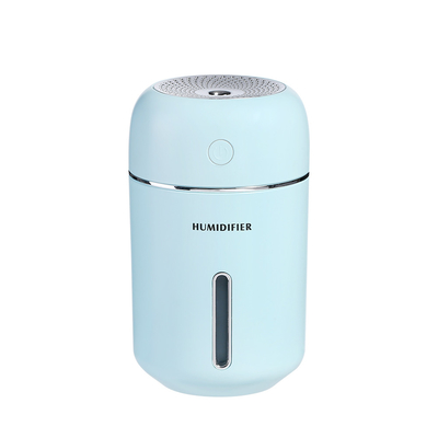 รถ USB 280ml เครื่องเพิ่มความชื้นในอากาศแบบอัลตราโซนิกพร้อมไฟอุ่น H2o Cool Mist Maker